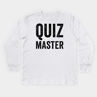 Virtual Pub Quiz - Quiz Master Kids Long Sleeve T-Shirt